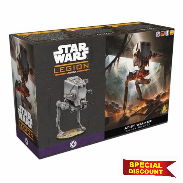 Asmodee | Star Wars: Legion AT-ST | Miniatures Game | Ages 14+ | 2 Players | 90 Minutes Playing Time