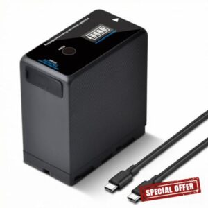 10500mAh PD 45W USB-C Fast Charging Battery for Sony NP-F970 NP-F570 NP-F750 NP-F770 NP-F930 NP-F950 NP-F960 F750 F550