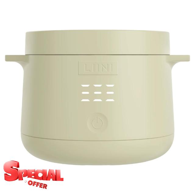 LIINI 2.0 PRO Porridge Warmer Olive - Battery Baby Porridge Warmer