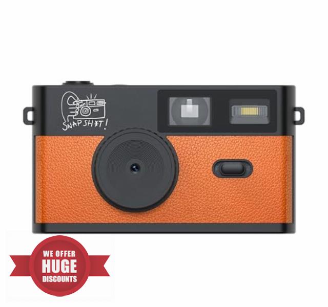 Screen-Free Digital Camera – Simple Point & Shoot Camera