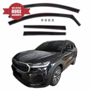 J&J AUTOMOTIVE | Wind Deflectors Compatible with Kodiaq mk2 LSE 2024-Up
