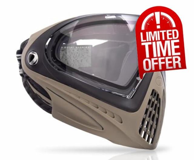 Dye i4 Paintball Mask Goggles - DE/Dark EARTH Colour - Thermal