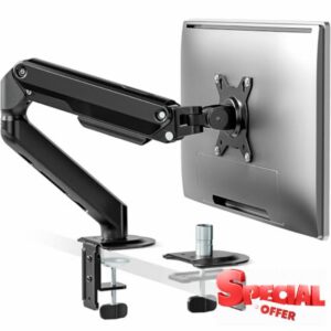 monTEK Single Monitor Arm for 17–32 Inch Screens