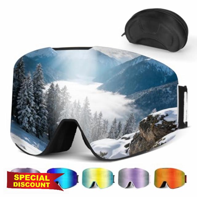 Hikeen Photochromic Ski Goggles - Anti-Fog