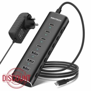 RSHTECH 36W Powered USB C Hub