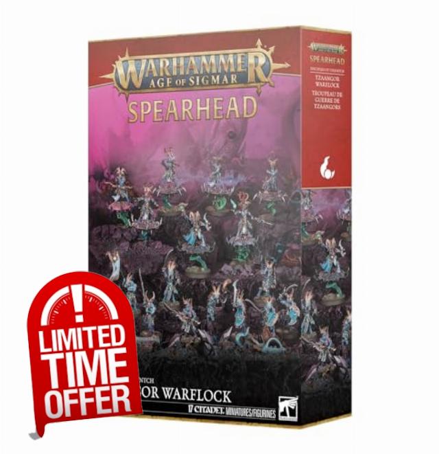 Games Workshop - Warhammer - Age of Sigmar - Spearhead: Disciples of Tzeentch - Tzaangor Warflock