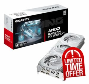 Gigabyte GAMING Radeon RX 9060 XT OC ICE 16G Graphics Card - 16GB GDDR6