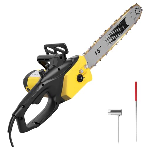 2500W Powerful Electric Chainsaw 16" Aluminium Blade Portable Corded Chain Saw