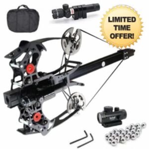 Compound Bow Steel Balls Mini Compound Bow Hunting Bows for Adults Archery Rapid Shooter（No battery）