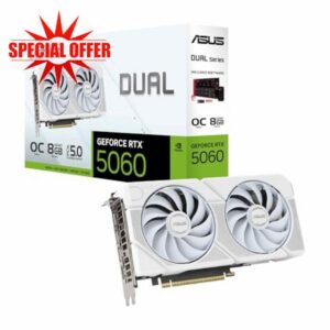ASUS Dual GeForce RTX™ 5060 8GB GDDR7 White Edition (PCIe 5.0