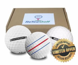ReTee 20 Used Callaway Golf Balls | Mix | Cleaned Grade A Lake Golf Balls