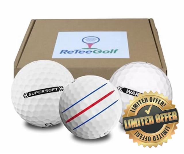 ReTee 20 Used Callaway Golf Balls | Mix | Cleaned Grade A Lake Golf Balls