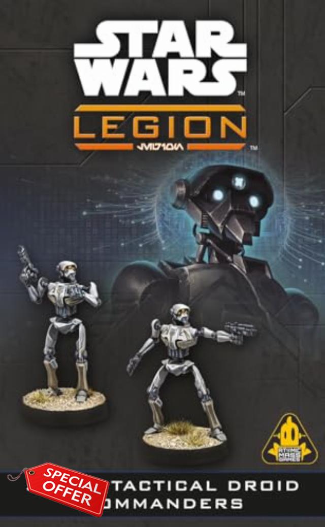 Asmodee | Star Wars Legion - Super Tactical Droids | Tabletop Miniature Game | Ages 14+ | 2 Players | 90+ Minutes Playing Time