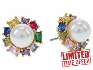 Kate Spade New York Candy Shop Pearl Halo Studs Earrings
