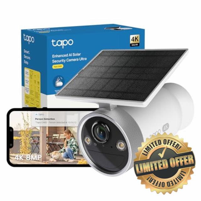 Tapo C465 4K 8MP UHD Security Camera Outdoor Wireless