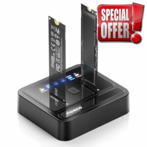 FIDECO M.2 NVMe SATA SSD Cloner Dock
