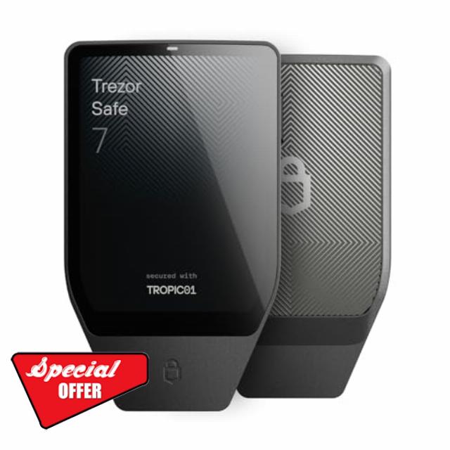 Trezor Safe 7 - Crypto Hardware Wallet with Bluetooth