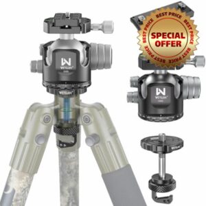 WEYLLAN BA5 & CH55 Ball Head Conversion Kit for BOG DeathGrip Tripod