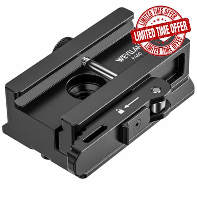WEYLLAN PA60 Arca to Picatinny Adapter Mount with Lever Release