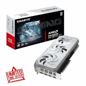 Gigabyte Radeon RX 9070 XT GAMING OC ICE 16G Graphics Card - 16GB GDDR6