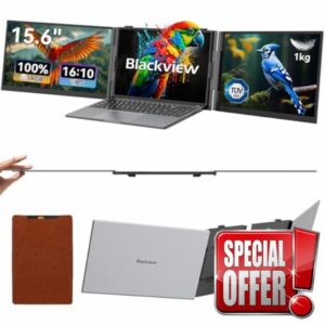 Blackview DCM8 Dual Laptop Screen 15.6" FHD IPS - Ultra Thin 4.5mm & Lightweight 1kg