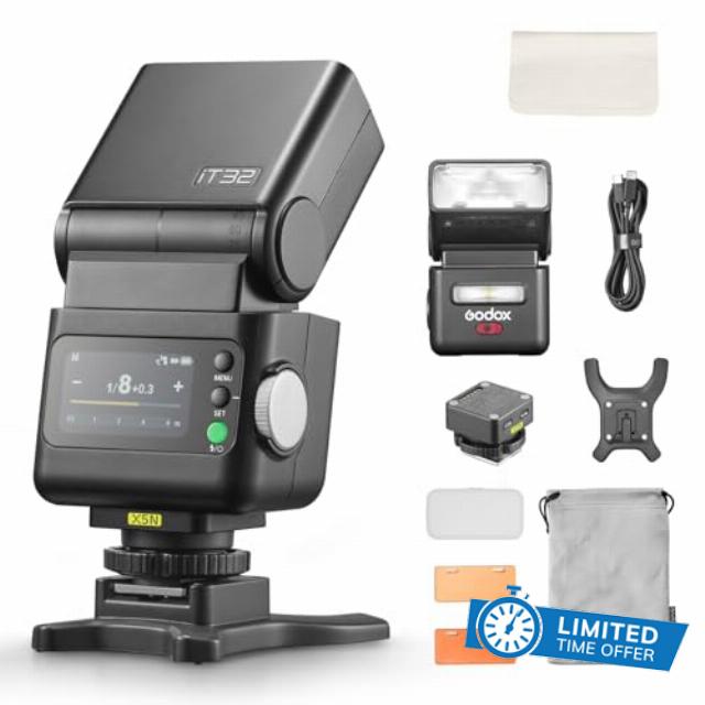 Godox iT32 with X5-N Camera Flash Kit for Nikon