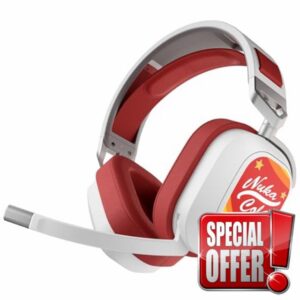 Corsair HS80 RGB WIRELESS Fallout Nuka-Cola Edition Multiplatform Gaming Headset – Dolby Atmos