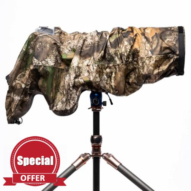 Think Tank - Emergency Rain Cover-Large RealTree APX - Rain Protection for Cameras