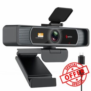 Angetube 914Max 4K Webcam - 120° Wide Angle PC Streaming Camera