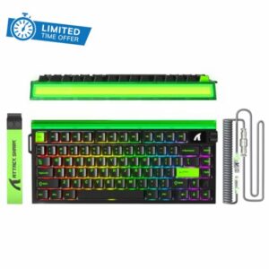 ATTACK SHARK R85 HE Wired 75% Gaming Keyboard with C01ULTRA LED Cable