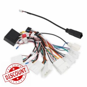 Power Cord for Toyota 8-head High-end Android Navigation Power Cord + Protocol Box (compatible with J-B-L amplifiers)