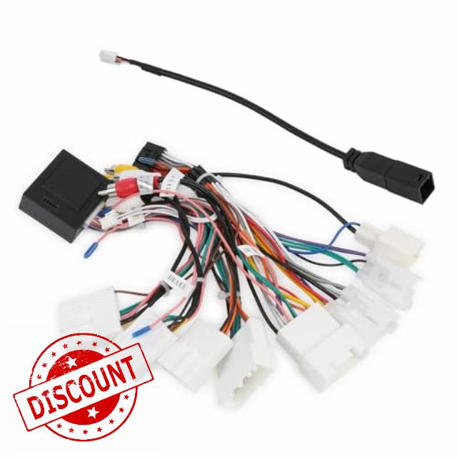 Power Cord for Toyota 8-head High-end Android Navigation Power Cord + Protocol Box (compatible with J-B-L amplifiers)