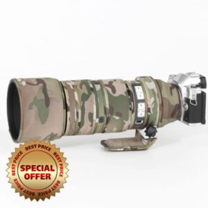 CHASING BIRDS Lens Camouflage Waterproof Coat for OLYMPUS M.ZUIKO DIGITAL ED 50-200mm F2.8 IS PRO Rainproof Lens Protective Cover Version IV (Desert