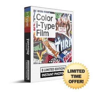 Polaroid Color i-Type Film - Thrasher Limited Edition (8 Photos) (6568)