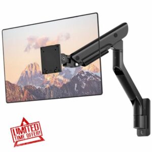 monTEK Single Monitor Wall Mount for 17-57" Ultrawide Screens up to 27KG