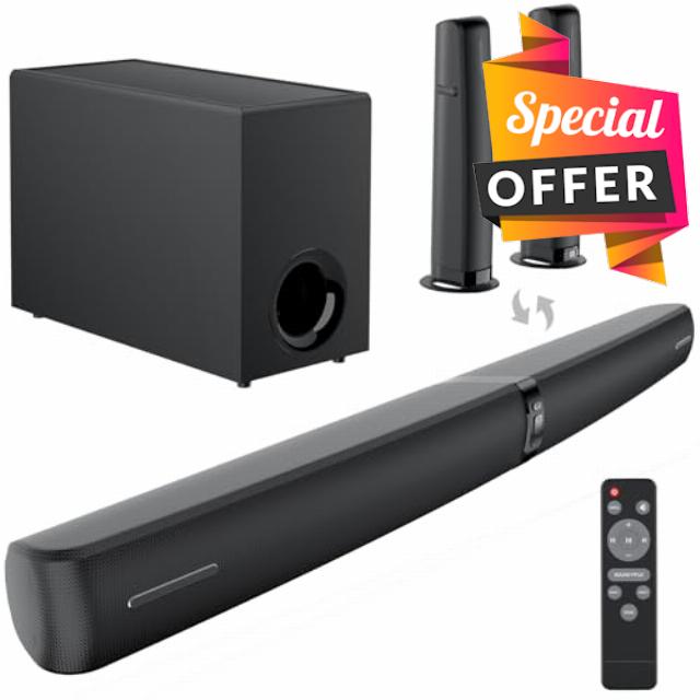 Sound Bar with Subwoofer for TV