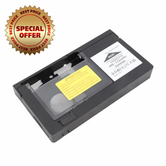 Camcorder Cassette Adapter Recorder for VHS VHSC Converter Playback Control for Elderly People ABS Manual