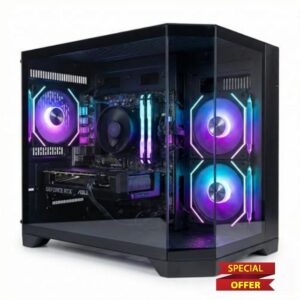 GFX-007 Gaming PC High-Performance Desktop PC - Intel Core i7 6th • 1TBHDD + 256SSD • RTX 3050 6GB • 16GB RAM DDR4 • Advanced Cooling • Windows 11 (RTX 3050 6GB