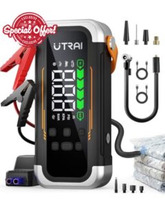 Car Jump Starter Power Pack with Air Compressor/Blower