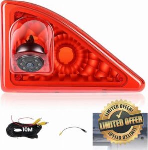 CAMECHO Brake Light Reversing Camera for Renault Master/Opel Vauxhall Movano/Nissan NV400 Van 2010-2016