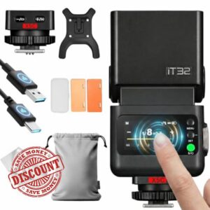 Godox iT32 TTL Camera Flash with X5C Wireless Trigger for Canon