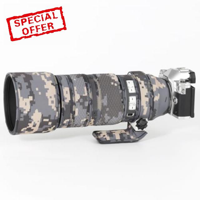 CHASING BIRDS Lens Camouflage Waterproof Coat for OLYMPUS M.ZUIKO DIGITAL ED 50-200mm F2.8 IS PRO Rainproof Lens Protective Cover Version IV (Digital Camouflage
