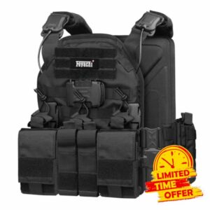 Feyachi TM-20 Magnetic Tactical Vest Airsoft Vest MOLLO System Multifunctional Quick Release Tactical Vest