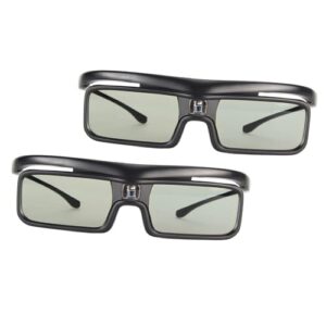 Rechargeable Active Shutter Glasses with 144Hz Refresh Rate for 3500 Pro Projectors Home Theate