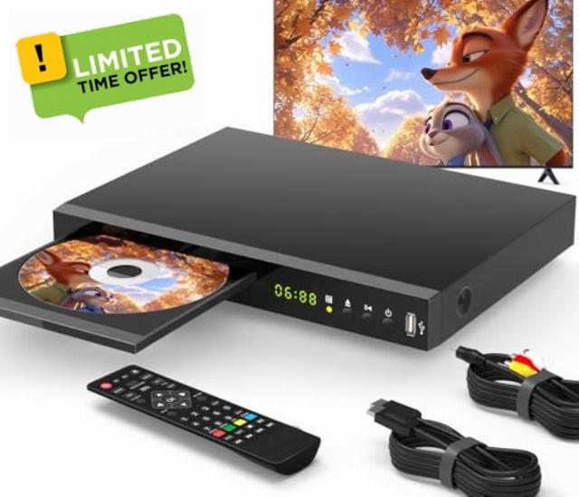 Blu Ray DVD Player Dolby Digital TrueHD/DTS and 1080P Full HD