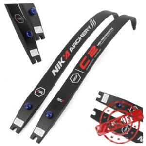 Archery ILF Recurve Bow Limbs Carbon Fibre 12-50LBS for Competitive Target Shooting Hunting Accessories