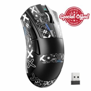 MAMBASNAKE X ATTACKSHARK V3 Wireless Gaming Mouse with Tape