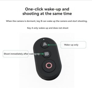 30M Range Smart Wireless Camera Shutter Remote for iOS & Android Phones