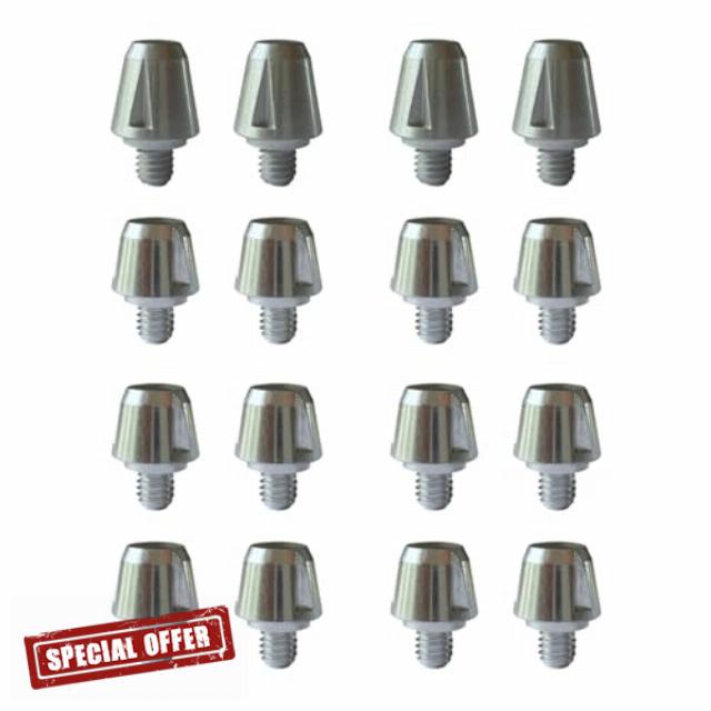 16 Pack of Replacement SG studs for Adidas Rugby boots with 6mm thread. Long studs for soft ground in multiple lengths. Optional removal tool