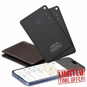 2 Pack [Apple MFi Certified] Air Tracker Tag Wallet Tracker Card